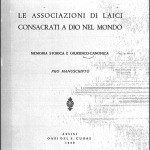 1939 - Gemelli_Dossetti Le associazioni di laici consacrati a Dio